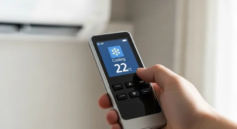 كيفية ضبط ريموت تكييف يونيون اير على علامة الثلج.