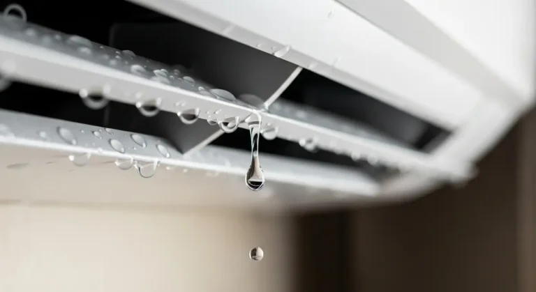 حل مشكلة تنقيط مياه من تكييف يونيون اير من الداخل.
