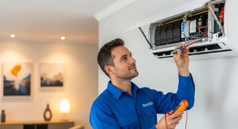 فني تكييفات متخصص من مركز صيانة تكييف يونيون اير رقم 16062.