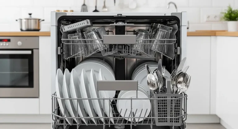 نتيجة إصلاح غسالة أطباق يونيون اير - أطباق نظيفة تماماً